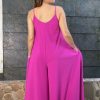 JumpSuit en Seda Fucsia - Imagen 2
