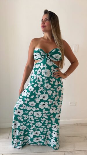 ✨Vestido Adriana Estampado Verde
