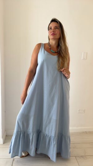 ✨ Bata en Lino Azul