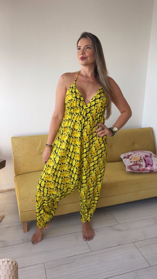 JumpSuit Estampado Amarillo
