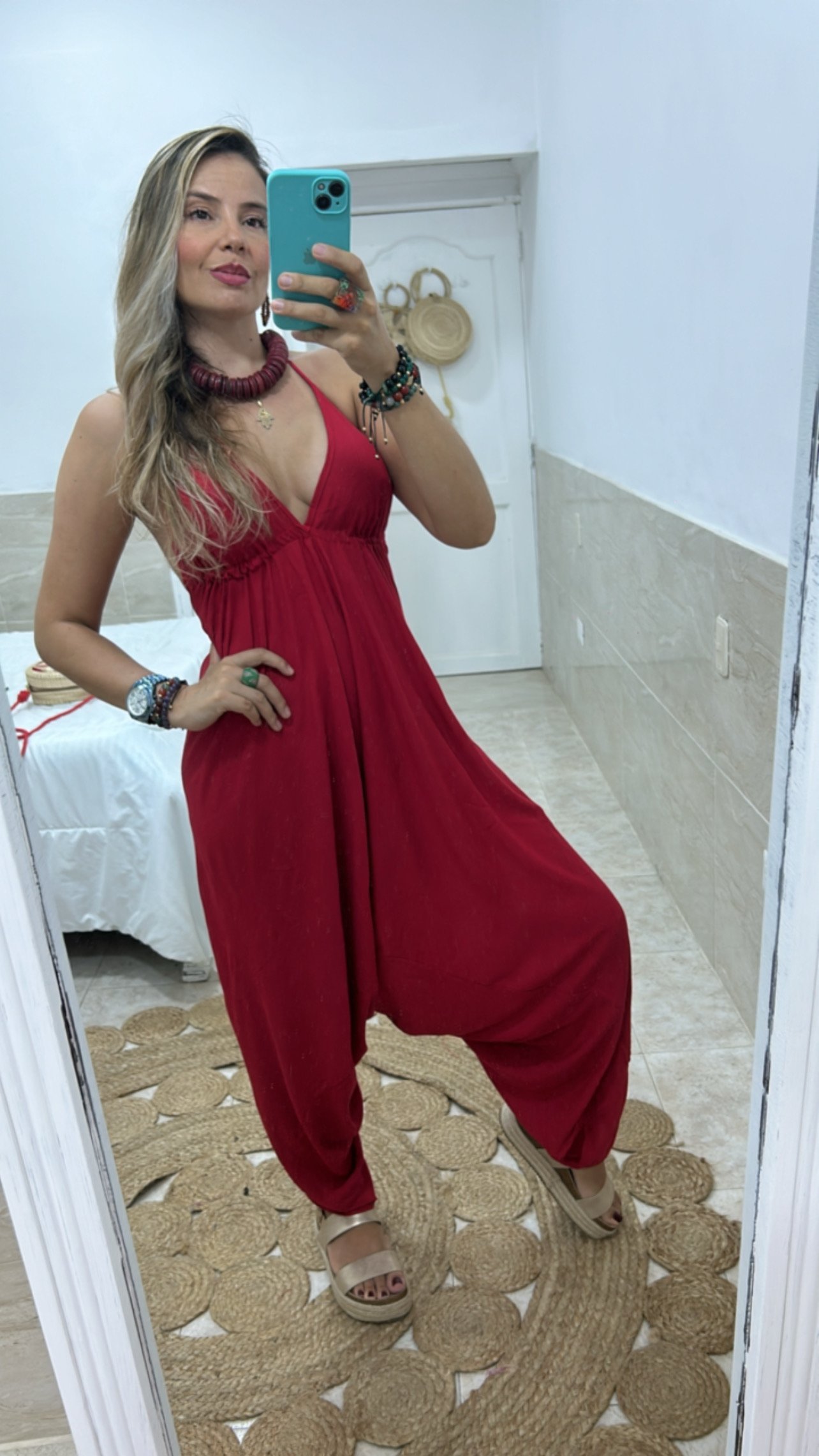 JumpSuit Rojo