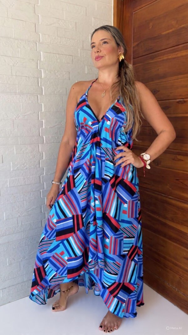 Vestido en Chalis Rayon Playero