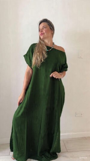 ✨Bluson en Lino Verde con Bolsillos