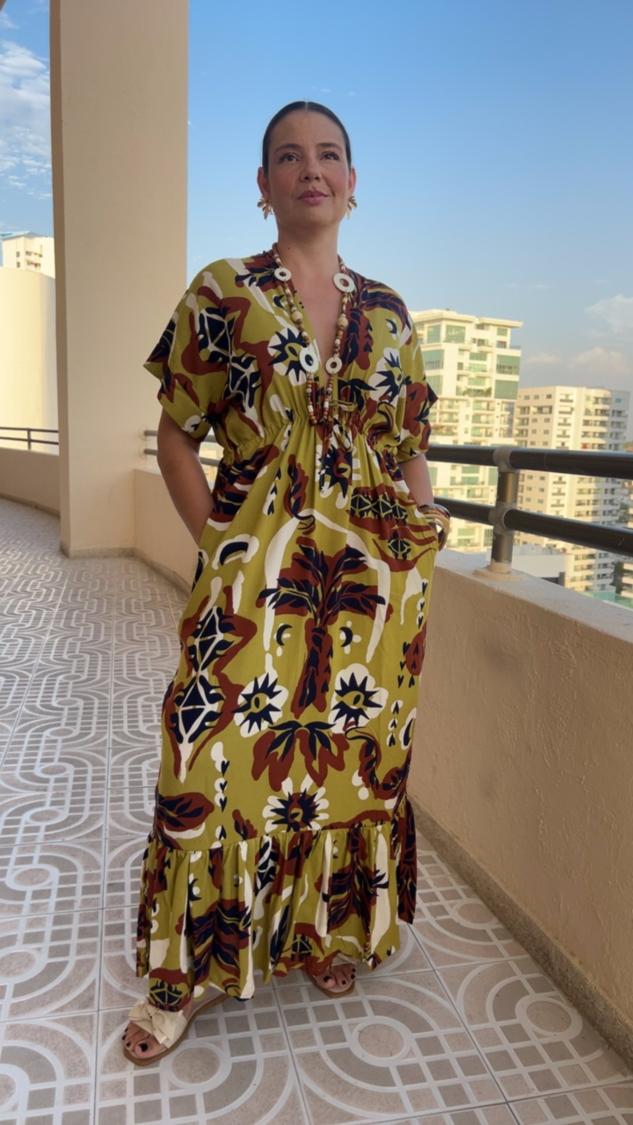 Vestido BOHO Estampado