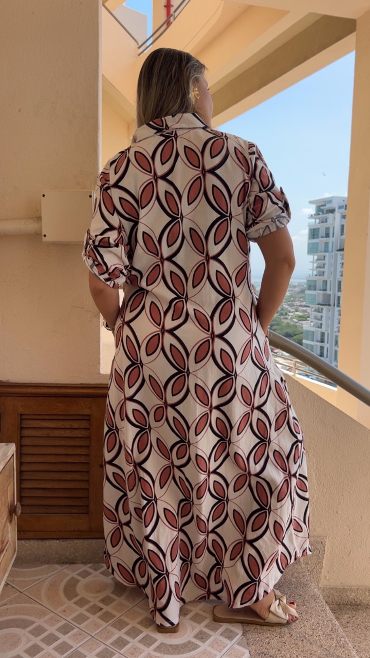 Bluson en Lino Estampado - Image 2