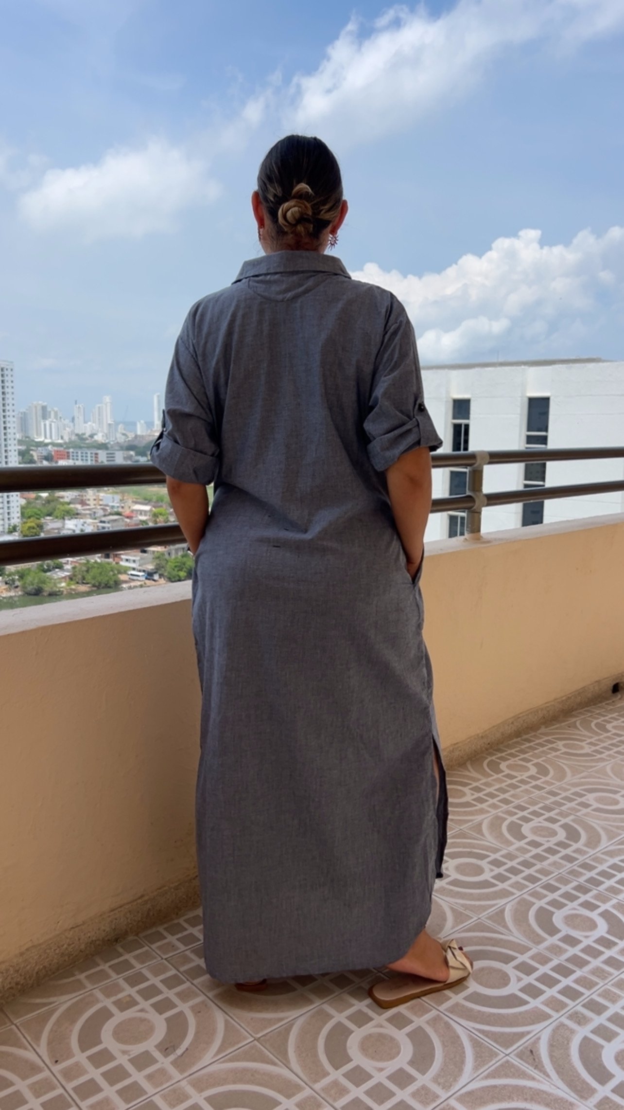Bluson en Chambray con Botones - Image 2