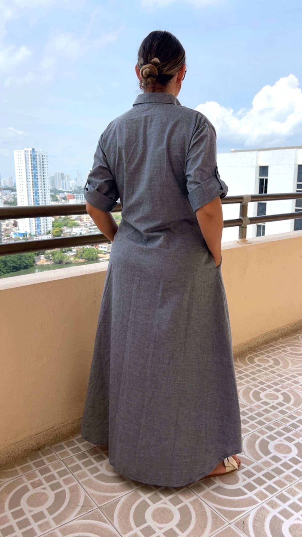 Bluson en Chambray - Image 2