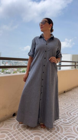 Bluson en Chambray con Botones