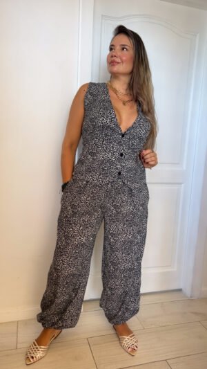 Set Animal Print en Lino