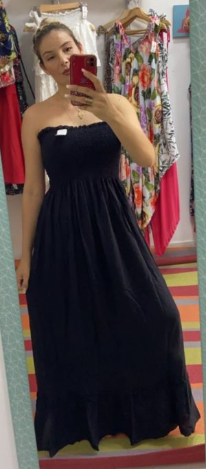 vESTIDO eLSA BOLERO NEGRO