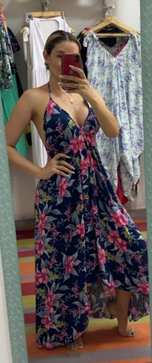 VESTIDO CLASICO AZUL